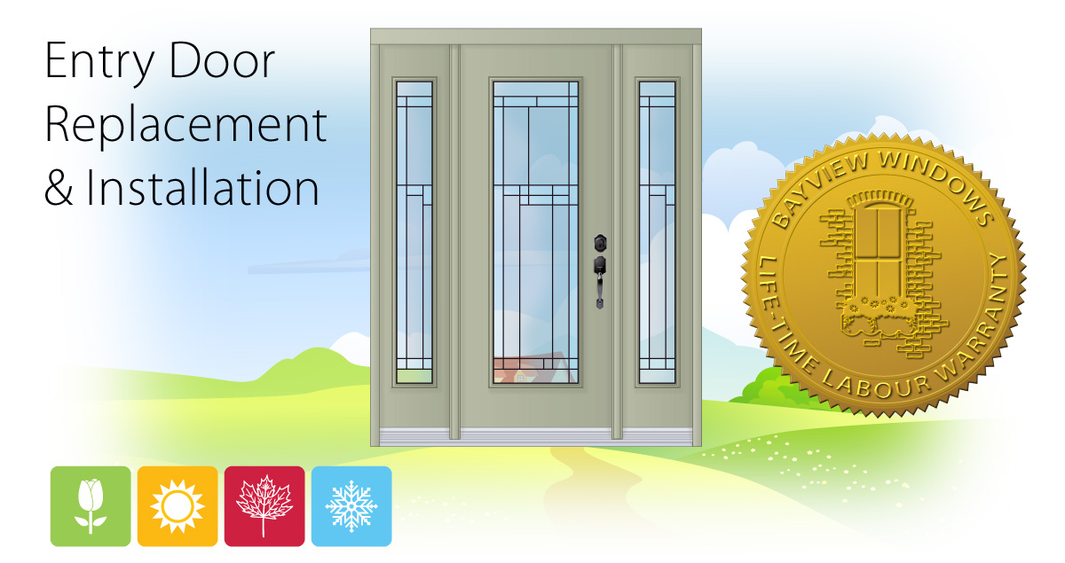 渥太华入口门安装